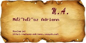 Méhész Adrienn névjegykártya